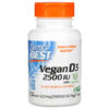 Doctor's Best Vegan D3 with Vitashine D3 2,500 IU 60 Veggie Caps 753950003026