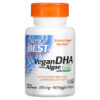 Doctor's Best Vegan DHA from Algae with Life's DHA 200 mg 60 Veggie Softgels 753950002968