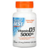 Doctor's Best Vitamin D3 125 mcg (5,000 IU) 180 Softgels 753950002180