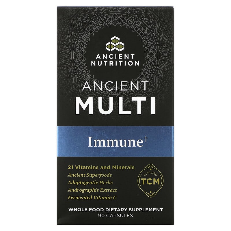 Dr. Axe/Ancient Nutrition Ancient Multi Immune 90 Capsules 816401023285