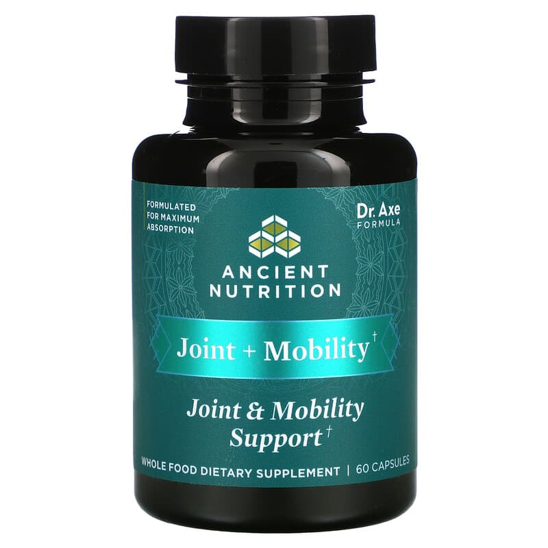 Dr. Axe/Ancient Nutrition Joint + Mobility Support 60 Capsules 816401025562