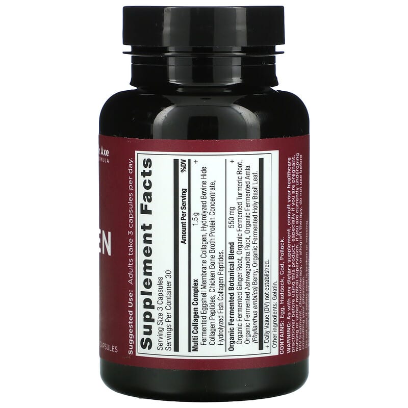 Dr. Axe / Ancient Nutrition, Multi Collagen, 90 Capsules 858109006214