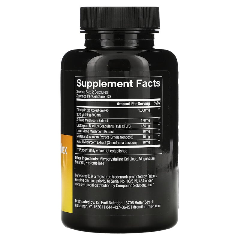 Dr Emil Nutrition, Total Gut Complex, 60 Capsules 850002956580