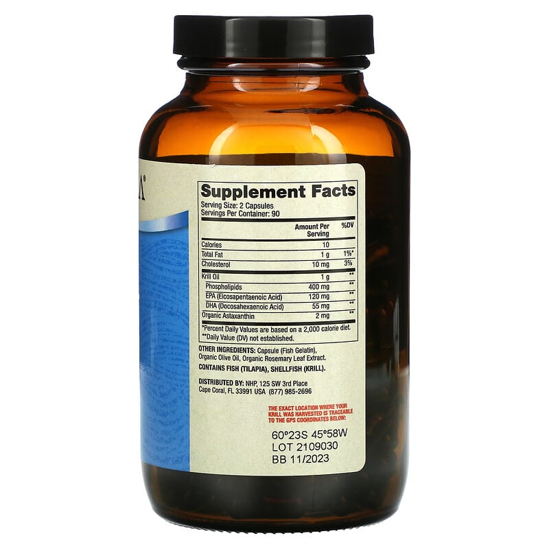 Dr. Mercola, Antarctic Krill Oil, 180 Capsules 813006010276