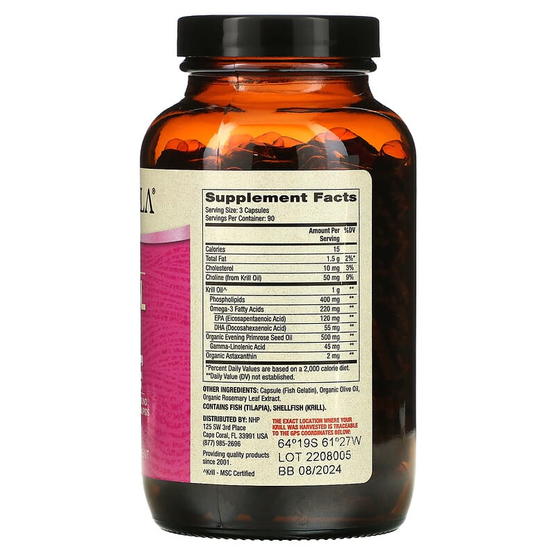 Dr. Mercola, Antarctic Krill Oil for Women, 270 Capsules 813006010290