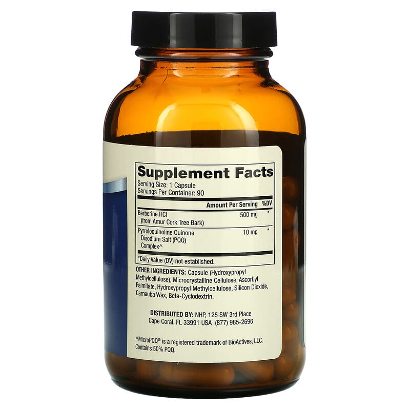 Dr. Mercola, Berberine and MicroPQQ Advanced, 90 Capsules 813006019972