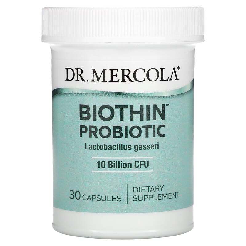 Dr. Mercola Biothin Probiotic Lactobacillus Gasseri 10 Billion CFU 30 Capsules 810487036481