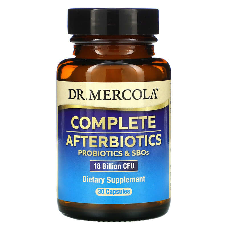 Dr. Mercola Complete Afterbiotics 18 Billion CFU 30 Capsules 810487033596
