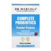 Dr. Mercola Complete Probiotics Powder Packets Natural Raspberry 70 Billion CFU 30 Packets 0.12 oz (3.5 g) Each 813006017145