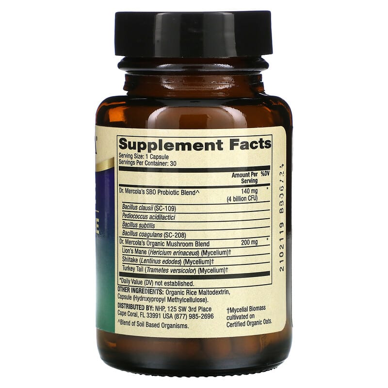 Dr. Mercola, Complete Spore Restore, 4 Billion CFU, 30 Capsules 813006018852