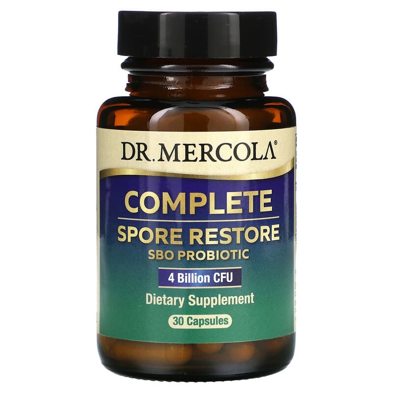 Dr. Mercola Complete Spore Restore 4 Billion CFU 30 Capsules 813006018852