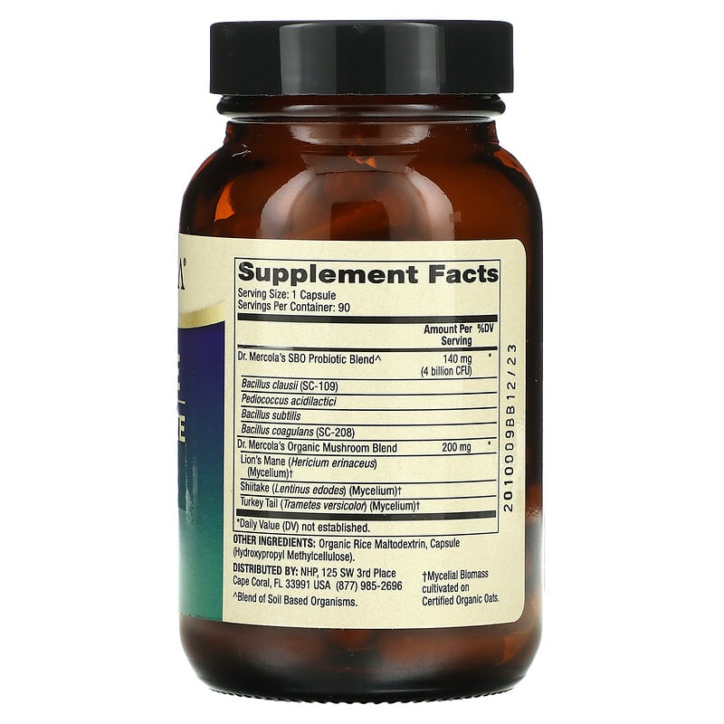 Dr. Mercola, Complete Spore Restore, 4 Billion CFU, 90 Capsules 810487031516