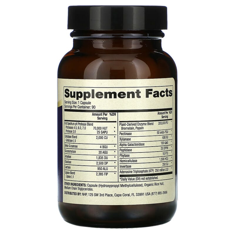 Dr. Mercola, Enzymes, Full Spectrum, 90 Capsules 810487030908