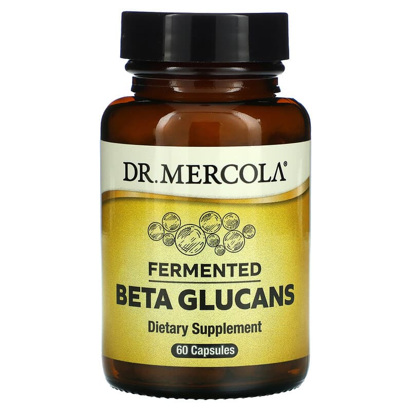 Dr. Mercola Fermented Beta Glucans 60 Capsules 810487031547
