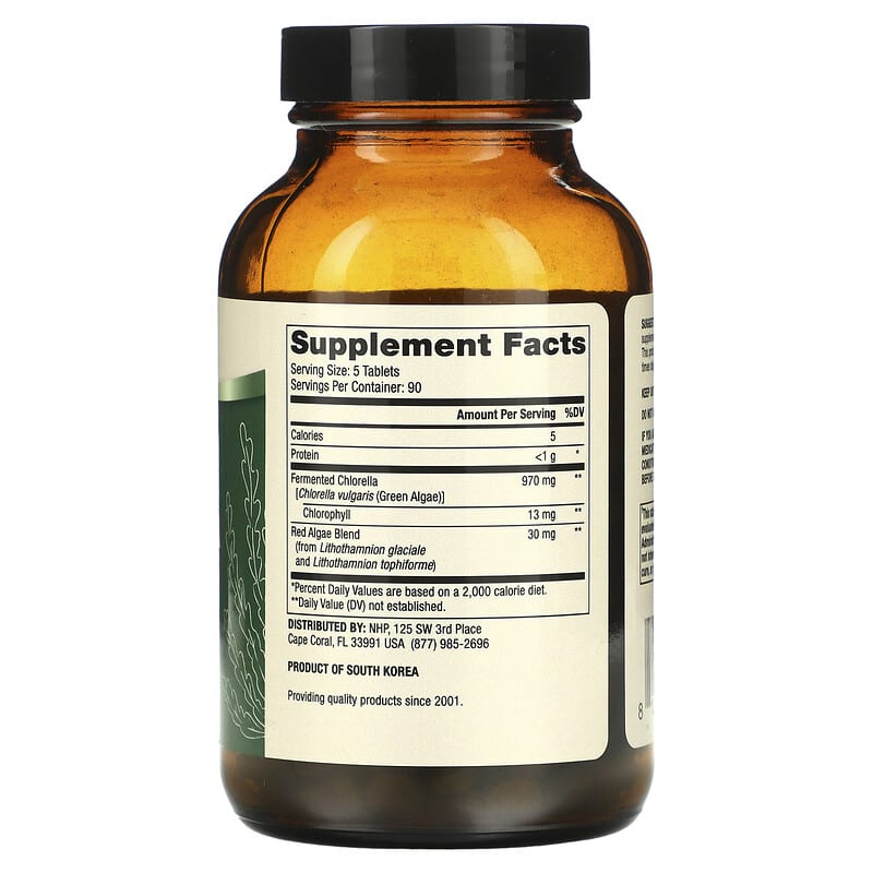 Dr. Mercola, Fermented Chlorella with Chlorophyll, 450 Tablets 813006015851