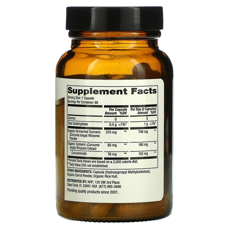 Dr. Mercola, Fermented Turmeric, 60 Capsules 810487032360