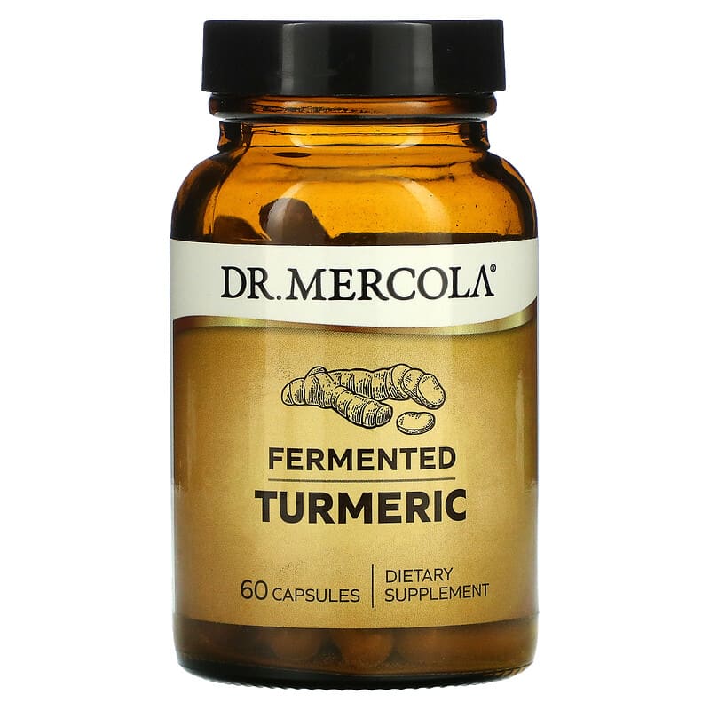 Dr. Mercola Fermented Turmeric 60 Capsules 810487032360