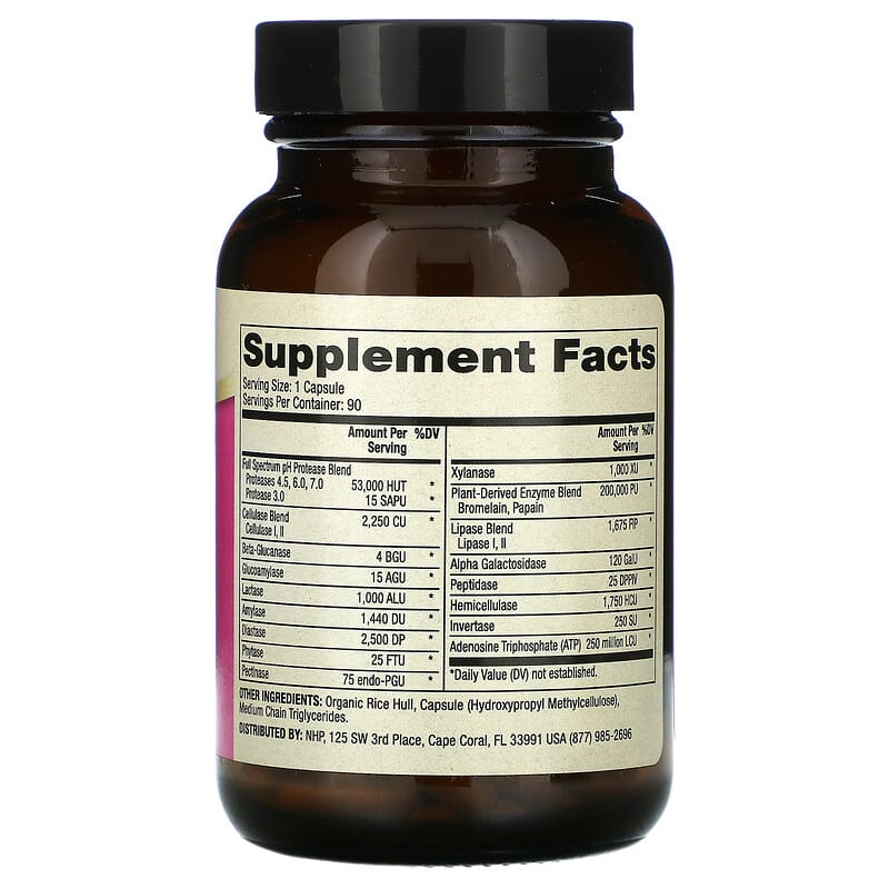 Dr. Mercola, Full Spectrum Enzymes for Women, 90 Capsules 810487030915