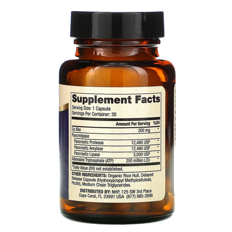 Dr. Mercola, Gallbladder Enzymes, 30 Capsules 810487030953