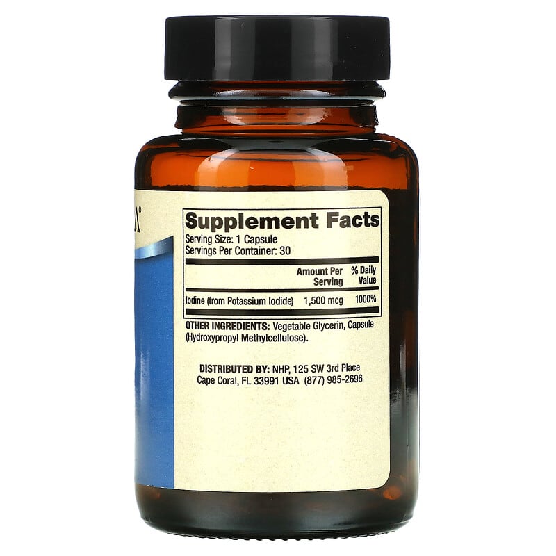 Dr. Mercola, Iodine, 1.500 mcg, 30 Capsules 813006016148