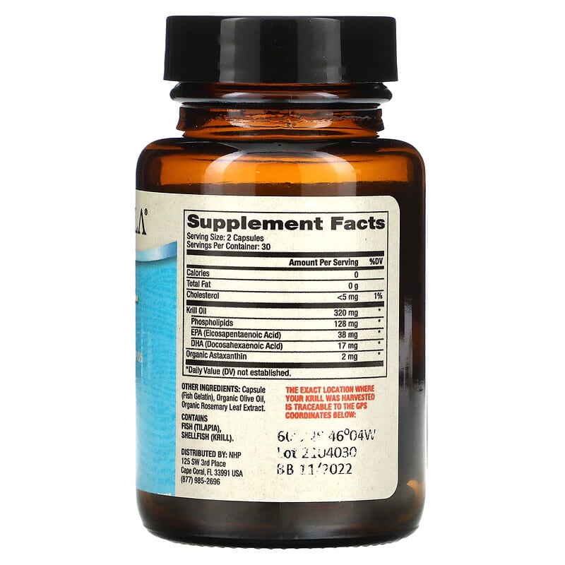 Dr. Mercola, Krill Oil for Kids, 60 Capsules 813006011495