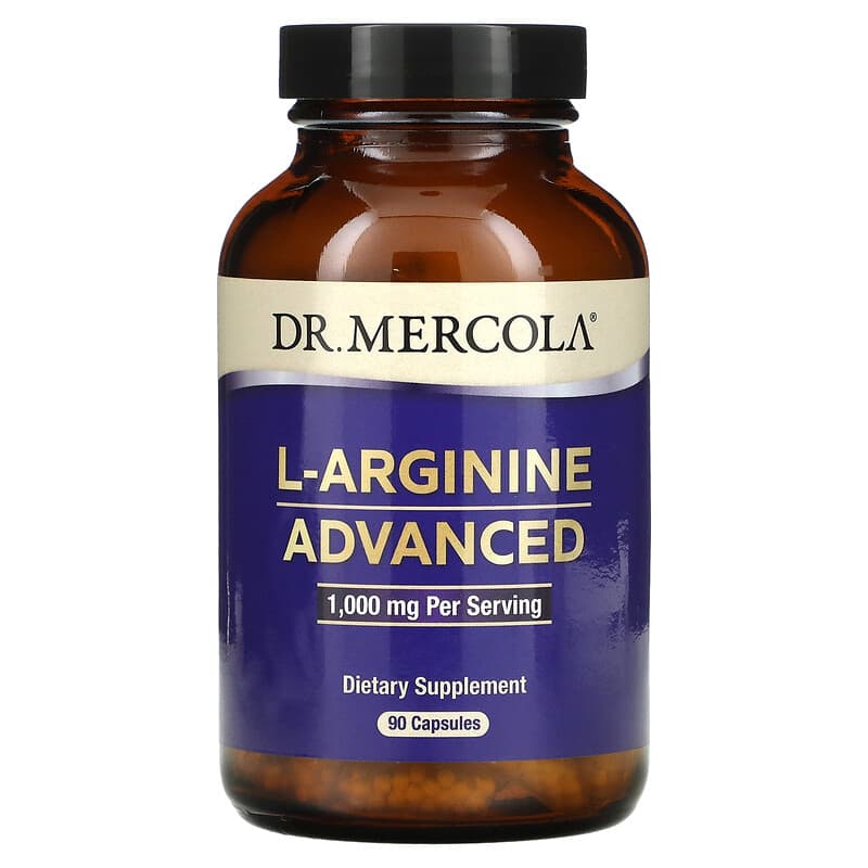 Dr. Mercola L-Arginine Advanced 333 mg 90 Capsules 810487032261