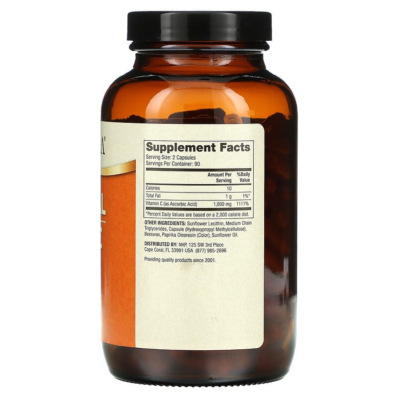Dr. Mercola, Liposomal Vitamin C, 500 mg, 180 Capsules 813006015592