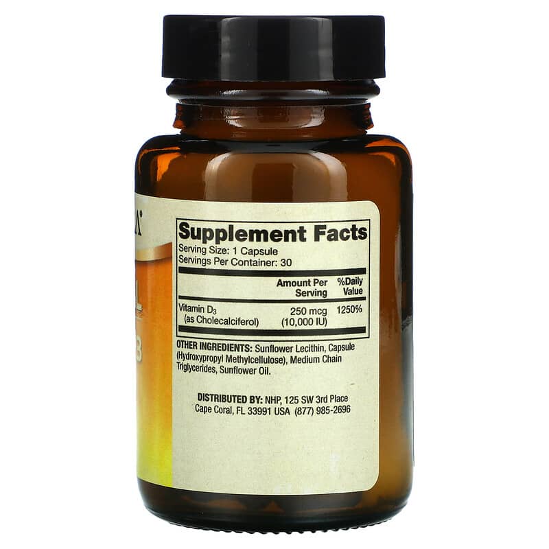 Dr. Mercola, Liposomal Vitamin D3, 10,000 IU, 30 Capsules 810487031486