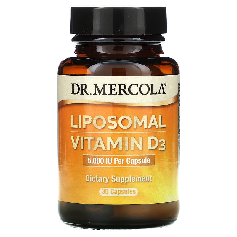 Dr. Mercola Liposomal Vitamin D3 5,000 IU 30 Capsules 813006016995