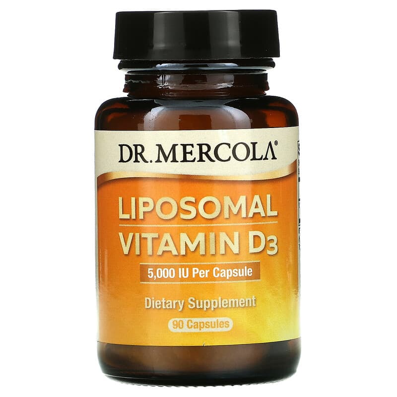 Dr. Mercola Liposomal Vitamin D3 5,000 IU 90 Capsules 810487032001