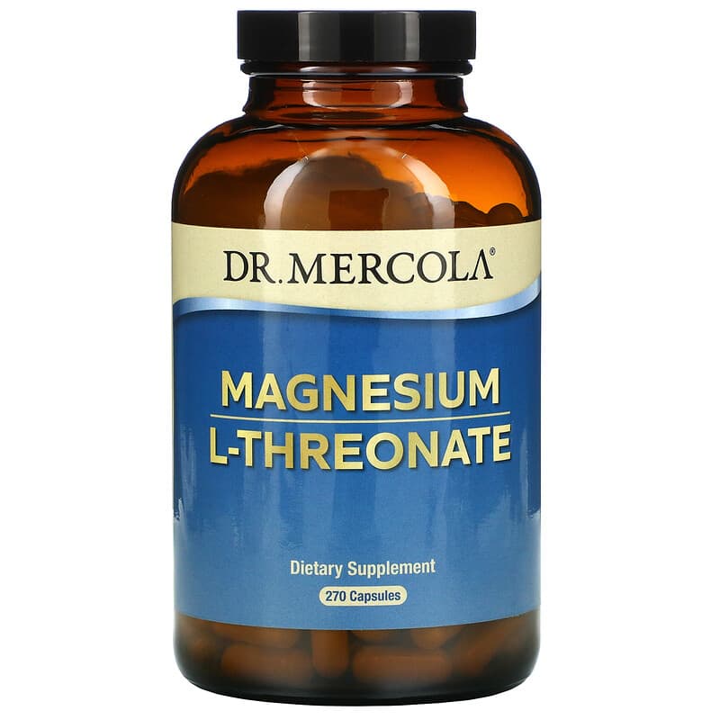 Dr. Mercola Magnesium L-Threonate 270 Capsules 810487030694