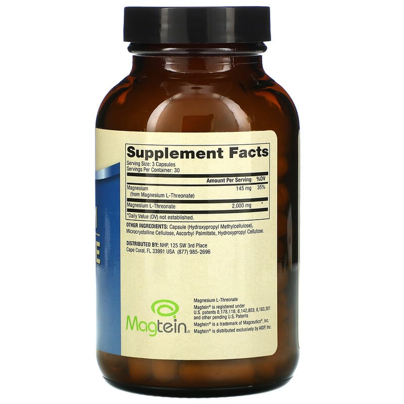 Dr. Mercola, Magnesium L-Threonate, 90 Capsules 813006017787