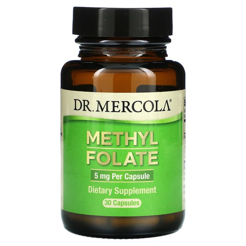 Dr. Mercola Methyl Folate 5 mg 30 Capsules 810487030861