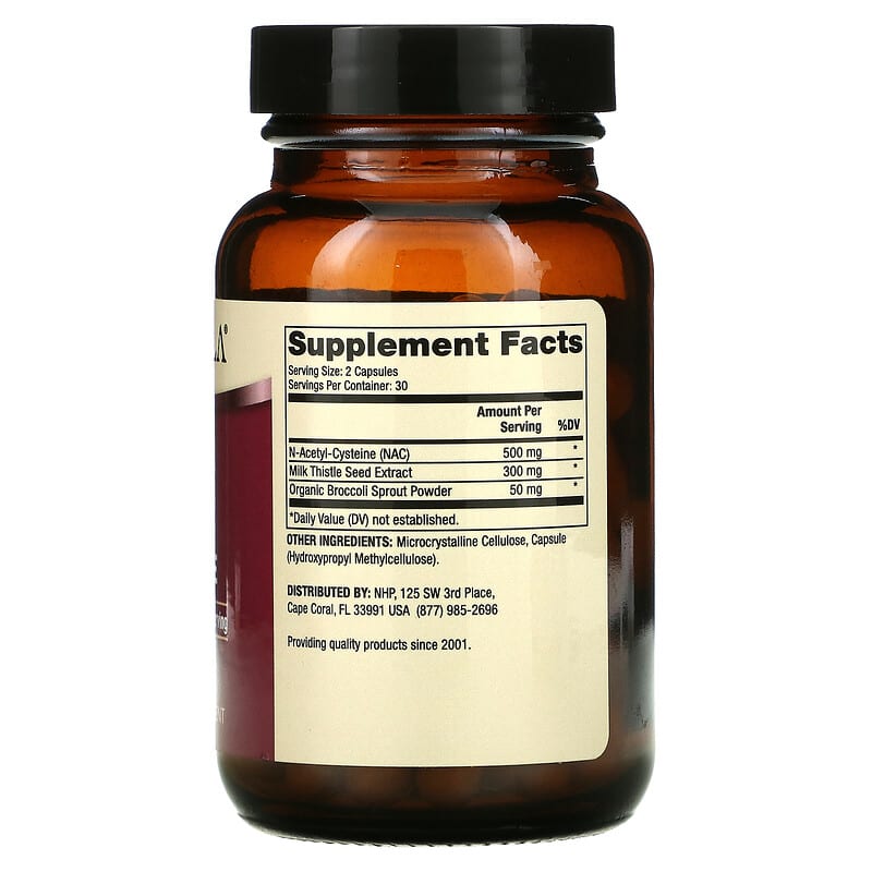 Dr. Mercola, NAC with Milk Thistle, 500 mg, 60 Capsules 813006017398