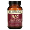 Dr. Mercola NAC with Milk Thistle 500 mg 60 Capsules 813006017398