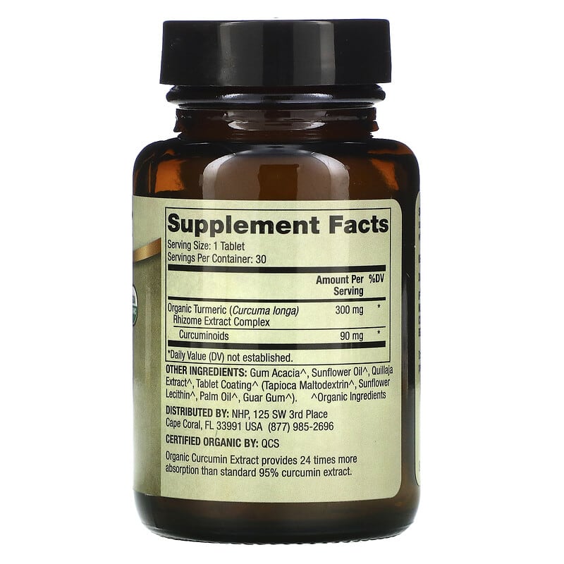 Dr. Mercola, Organic Curcumin Extract, 30 Tablets 810487033527