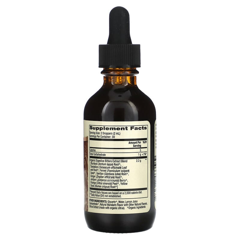 Dr. Mercola, Organic Digestive Bitters with Natural Flavors, 2 fl oz (60 ml) 810487033589