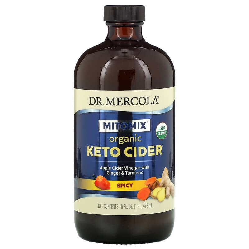 Dr. Mercola Organic Keto Cider Spicy 16 oz (473 ml) 813006018227