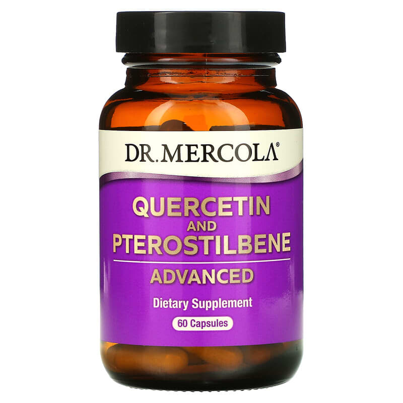 Dr. Mercola Quercetin and Pterostilbene Advanced 60 Capsules 810487031721