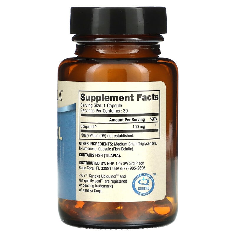 Dr. Mercola, Ubiquinol, 100 mg, 30 Capsules 813006011624
