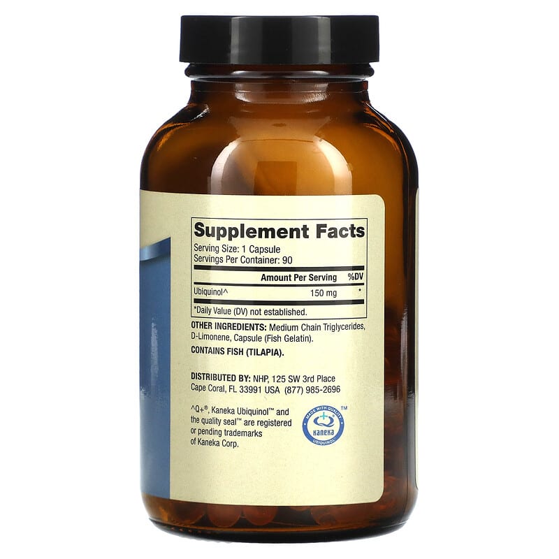 Dr. Mercola, Ubiquinol, 150 mg, 90 Capsules 813006018005