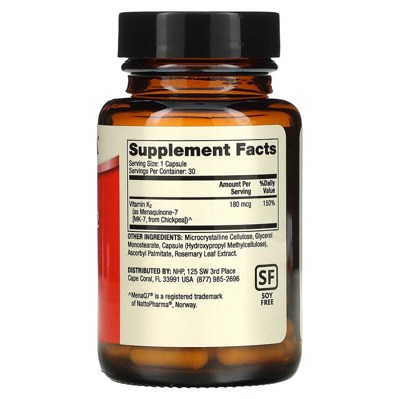 Dr. Mercola, Vitamin K2, 180 mcg, 30 Capsules 813006011945