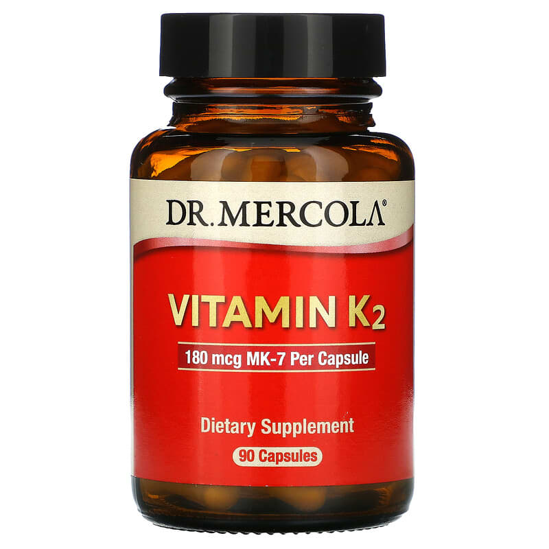 Dr. Mercola Vitamin K2 180 mcg 90 Capsules 813006015325