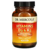 Dr. Mercola Vitamins D3 & K2 90 Capsules 813006019965