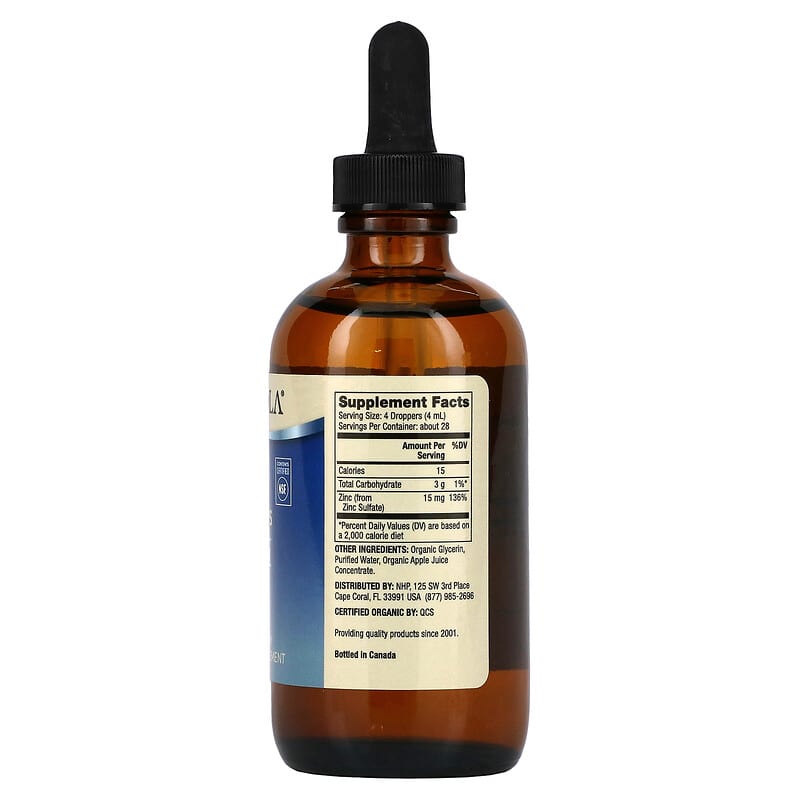 Dr. Mercola, Zinc, 15 mg, 3.88 fl oz (115 ml) 810487033435