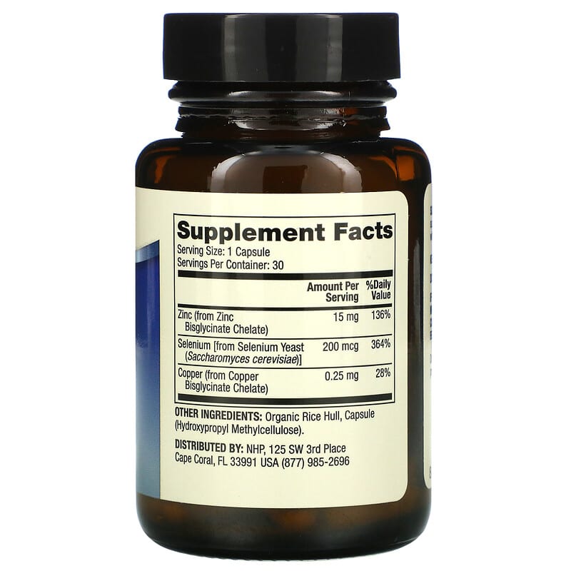 Dr. Mercola, Zinc plus Selenium, 30 Capsules 810487030656