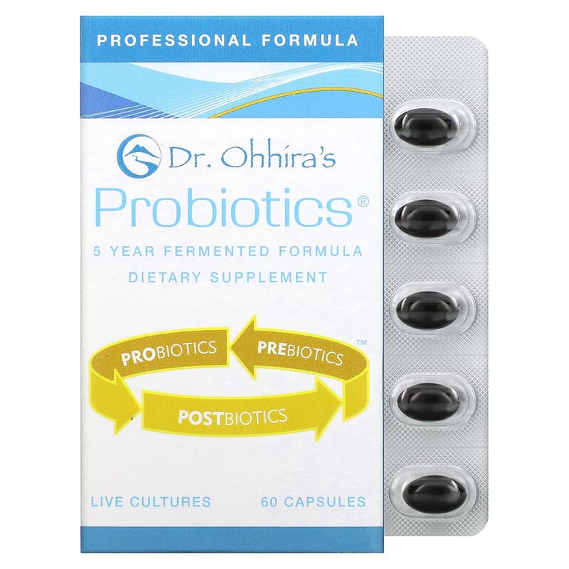 Dr. Ohhira's Essential Formulas Inc. Professional Formula Probiotics 60 Capsules 695927121213