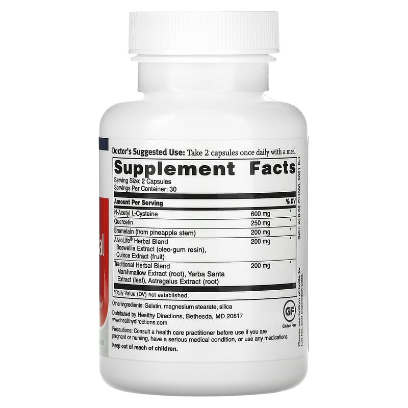 Dr. Sinatra, Advanced Lung & Bronchial Support, 60 Capsules 678829201740