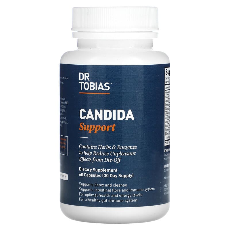 Dr. Tobias Candida Support 60 Capsules 842367001272
