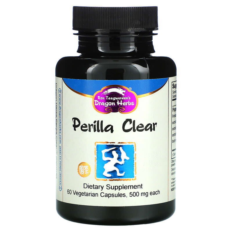 Dragon Herbs (Ron Teeguarden) Perilla Clear 500 mg 60 Vegetarian Capsules 679372002051